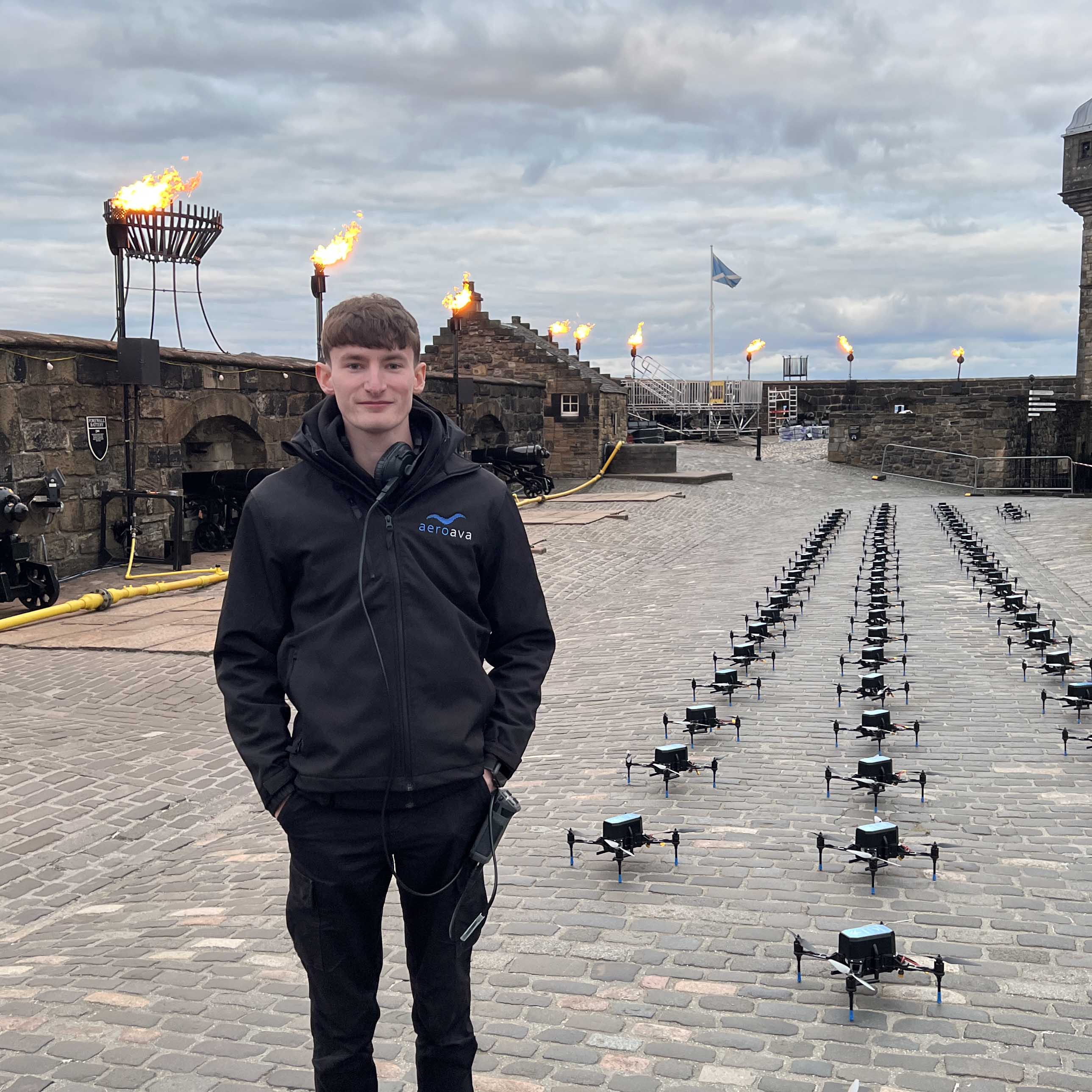 One of AeroAVA's safety observers Brandon